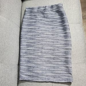 Double click blue pencil skirt, S
